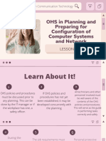 OHS in Planning and Preparing For Configuration of Computer Systems and Network