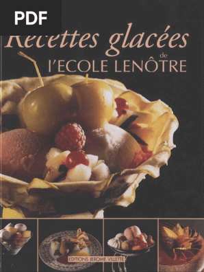 les Recettes glacées de l'ECOLE LENOTRE 1710589478?v=1