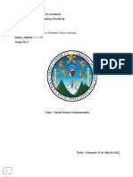 Control interno gubernamental Guatemala