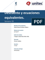 S3 - Tarea No.3.1 Descuento y Ecuaciones Equivalentes