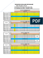 Jadwal PTM Kls Xii 28 Peb - 4 Maret 2022