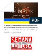 As Mãos - Manuel Alegre