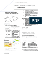 Nota Matematik Tingkatan 5 BAB 5-Kekongruenan Pembesaran Dan Gabungan Translasi