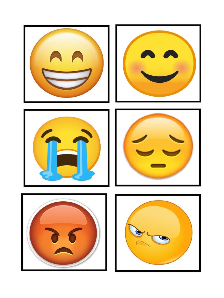 Emojis Emoções | PDF