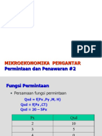 3c. Keseimbangan Pasar