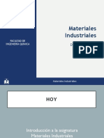 Clase 0 Presentacion Materiales Industriales