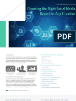 Choosing The Right Social Media Report For Any Situation: Quick Reference Guide