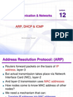 Ccnet Lec 12 ARP DHCP ICMP