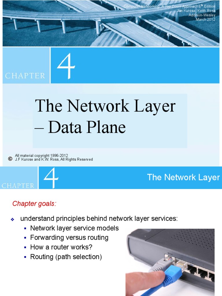Module 4 The Network Layer Data Plane PDF