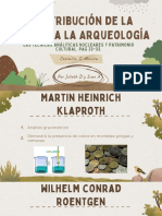 Contribución de La Química A La Arqueología