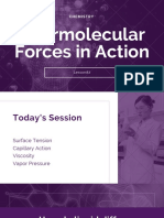 Intermolecular Forces in Action: Chemistry