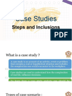 Case Study Research Steps
