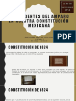 Antecedentes Del Amparo en Nuestra Constitución Mexicana Amparo I Act1 S4