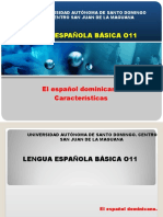 Let 011 Unidad VI PPT Caracteristicas Espanol Dominicano