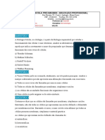 Técnico em Enfermagem - Microbiologia - Atividade Avaliativa