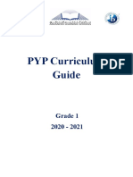 P Yp Curriculum Guide Grade 1