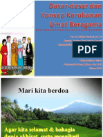 Dasar-Dasar Kerukunan Umat Beragama