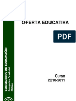 Oferta educativa Málaga 2010-2011