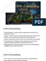 Topic 7: Craft of Storytelling Tutorial: TSLB3223