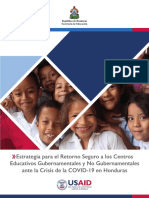 Estrategia Retorno Seguro a Centros Educativos Con Bibliografia 23 de Mayo