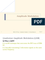 Amplitude Modulation: QAM