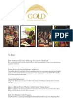 Gold Restaurant Menu