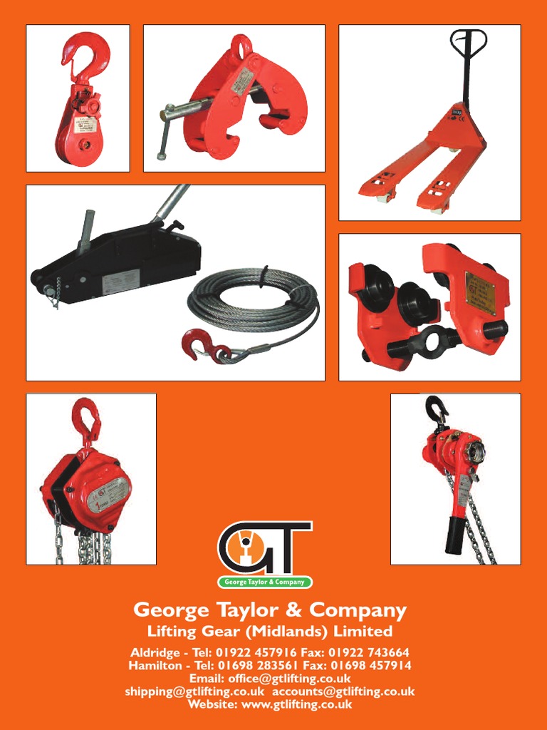 Taylor & Company Lifting Gear (Midlands) Limited PDF