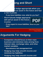 Hedging: Long and Short