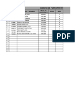 LISTA DE PARTICIPANTES NUEVOS 2