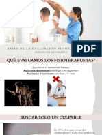 Bases de La Evaluación Fisioterapuetica