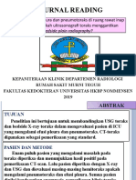 JOURNAL READING US in Pneumothorax