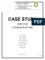 Risk for Uterine Rupture Case Study