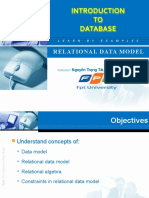 TO Database: Relational Data Model