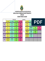 Jadual Kelas Tambahan 2021