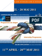 NATO Internship Programme Application Deadline May 20