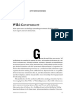 Wiki-Government: How Open-Source Technology Can Make Government Decision-Making More Expert and More Democratic