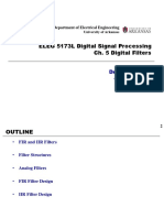 ELEG 5173L Digital Signal Processing Ch. 5 Digital Filters: Department of Electrical Engineering