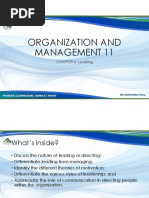 Ch6 - Lesson 1 - Nature of Leading or Directing