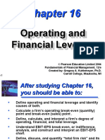 Operating and Financial Leverage