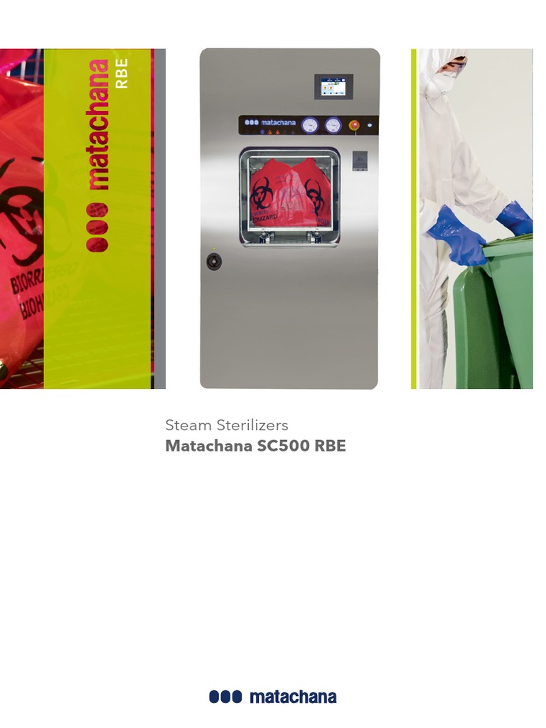 Steam Sterilizers: Matachana SC500 RBE | PDF | Sterilization ...