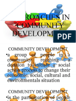 Approaches in Community Development
