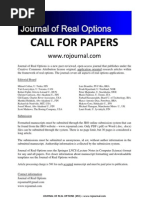 Download Journal of Real Options Call for Papers 2011 by mikaelcollan SN56450076 doc pdf
