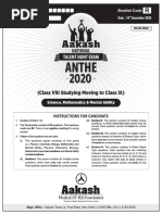 Anthe-2020 (Viii Moving To Ix) (Code-R) 16-12-2020