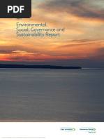 Environmental, Social, Governance and Sustainability Report