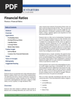 Financial Ratios: Research Starters