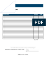 William's Glass and Aluminum Trading Quotation Template - Copy of Copy of Copy of Price Quote 1