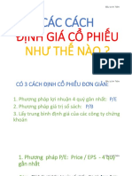 CAC CACH ĐỊNH GIÁ CỔ PHIẾU