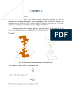 Lec Cture - 3: 4.3. Log G-Periodic C Antennas S