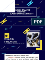 Forensic Ballistic Firearms: Classifications and Parts