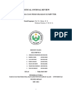 Critical Journal Review - Kelompok 4 - Algoritma Dan Pemograman Komputer-1